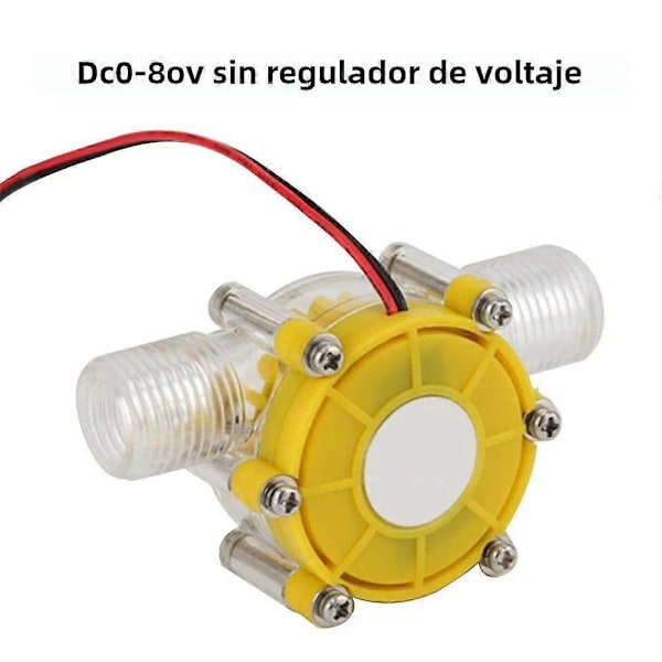 Mikro-hydro Hydroelektrisk Strømgenerator DC12V Strømturbine til Vedvarende Energi Mini Hydro Turbine DC0-80V A