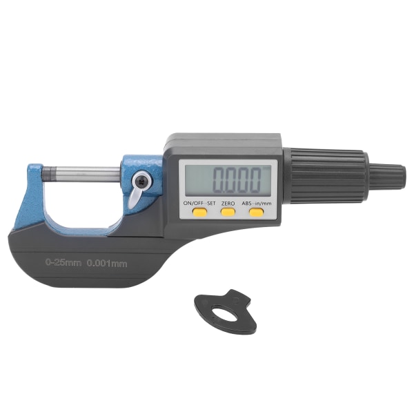 Digital mikrometer LCD-display med finjusterings spärrväggstjocklek mätverktyg