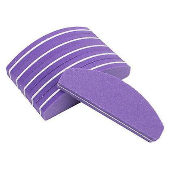 Mini-kynsipussisetti, 40 kpl - Ammattimainen kynsien kiillotuspalikat geelikynsille, luonnollisille kynsillä - Koti- ja salonkikäyttöön - Violetti