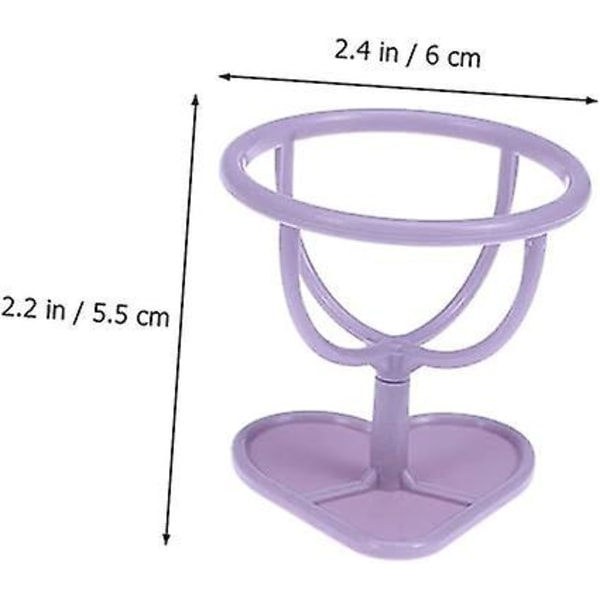 Makeup Puff Holder Stand - 6 Stk Beauty Svamp Organizer