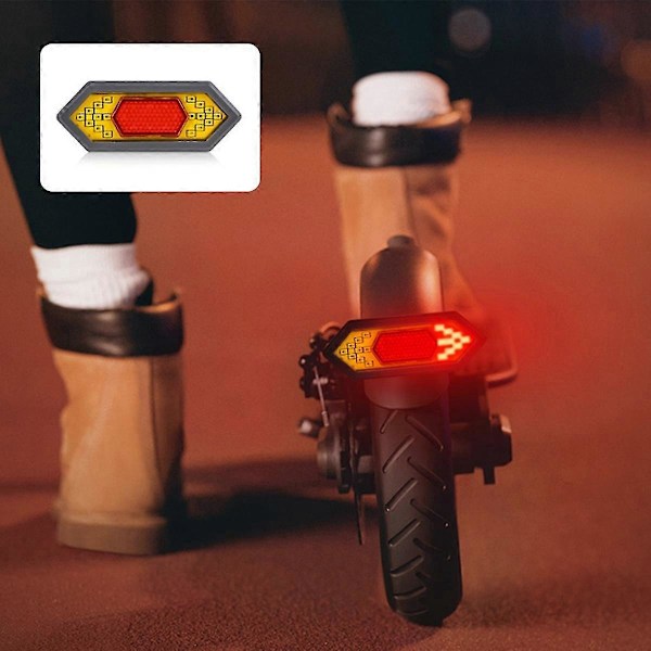 Blinklys kompatible med Mi Electric Scooter M365/ Pro/1s /lite /essential Scooter Reflekterende Baglygte