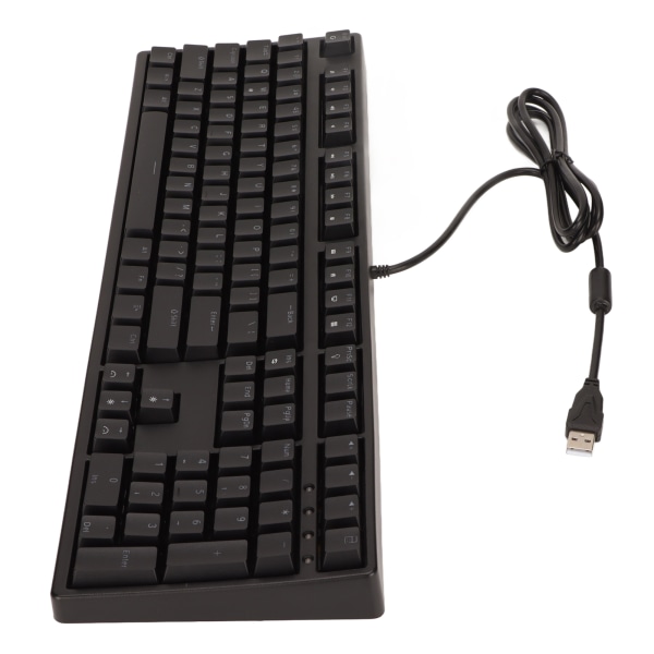 Mekanisk tastatur Brun Switch 108 Key Ergonomisk One Key Kalkulator Funksjon Kablet tastatur for hjemmekontor