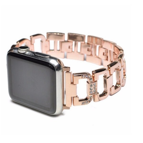 42MM Legering Klockarmband med Strass för iWatch Damklocka Rem