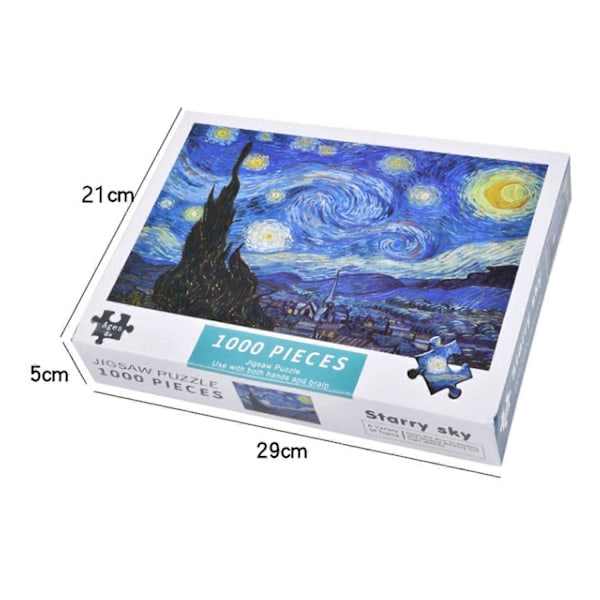 1000-bitars DIY-pussel, present (20 stilar)