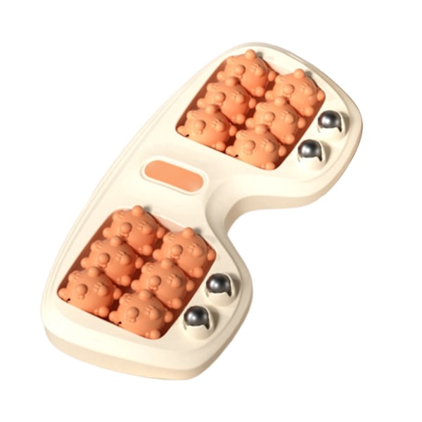 Fotmassagerulle Plantar Fasciit Relief Hälvbågsfot Avslappning Akupressur Fotmassager för Kvinnor Män Orange
