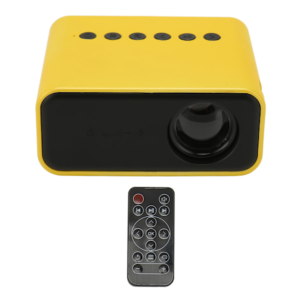 Mini Projektor 1080P HD LED Øyebeskyttelse Bærbar Filmprojektor Barn Gave for Utendørs Camping AU Plugg