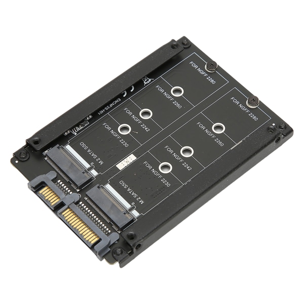 M.2 SSD til SATA Adapter 6Gbps transmission M.2 NGFF SATA 22PIN Port SATA SSD udvidelseskort til computer ENCNF2S H01