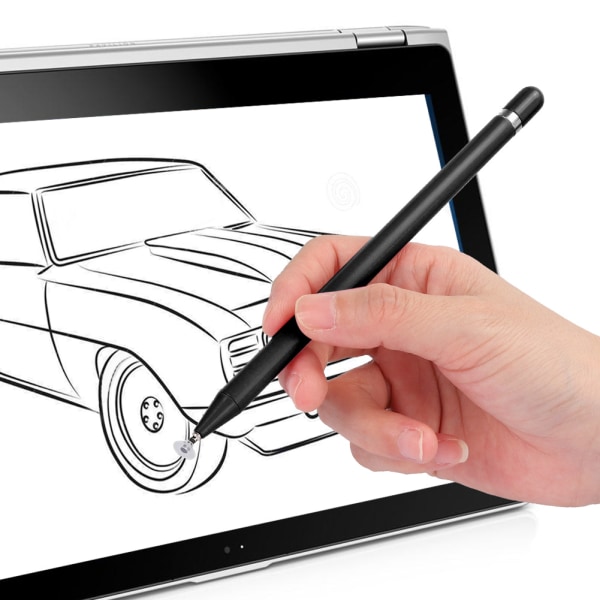 Skärm Touch Penna Tablet Stylus Ritning Kapacitiv Penna Universal för Android/iOS Smart Phone TabletSvart