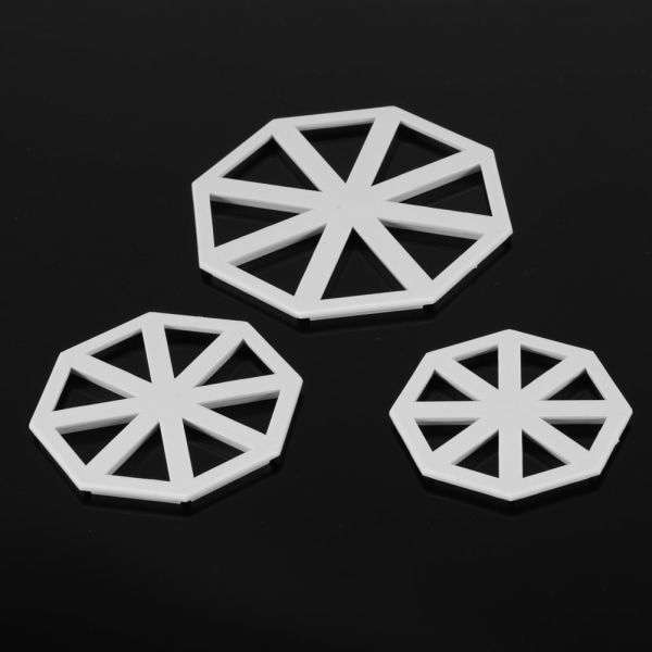 3 stk/sett Bunting Flaggskjærere Kakedekorasjonsform Sjokoladefondantform DIY Tool