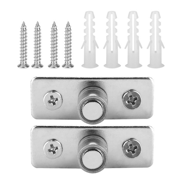 2 Stk Rustfri Stål Stalddør Rulle Gulvguide Skydedør Hardware tilbehør