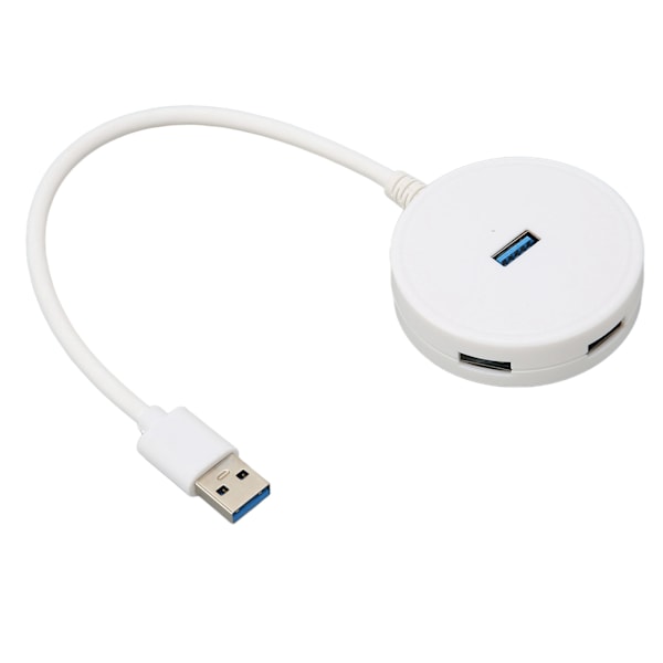 USB Hub 4 USB3.0 porte USB 3.0 splitter 5 Gbps transmission 10 TB stor kapacitet 4 port hub til Windows til OS X til Linux