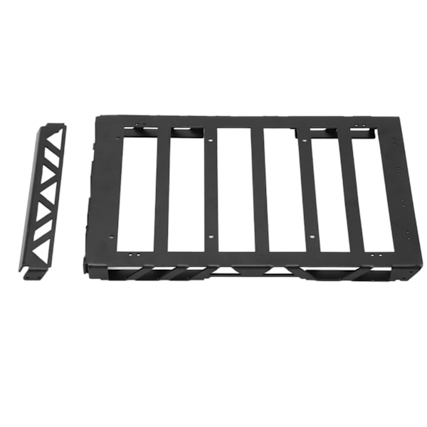 RC-biltaksbagagehållare för 1/10 fjärrkontroll Crawler Car Universal Metal Luggage Carrier Svart