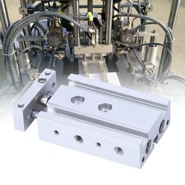Luftcylinder dubbelaxel dubbelstång Pneumatisk komponent med hög precision CXSM6 x 10