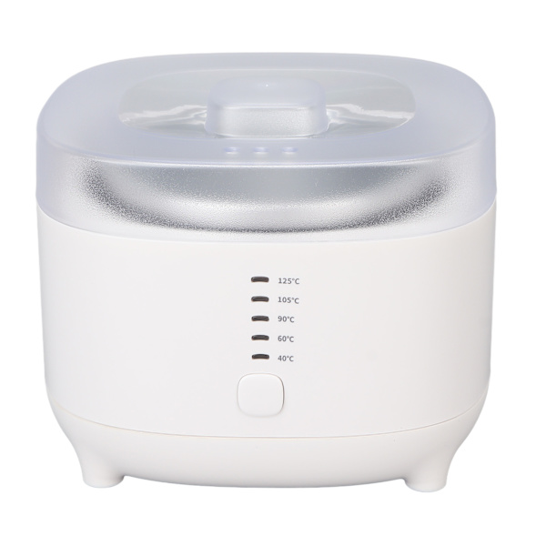 Paraffinvaxsmältmaskin Värmer snabbt 5 temperaturväxlar Vaxspa Maskin Pot Vit 500MLUS Plug 110V