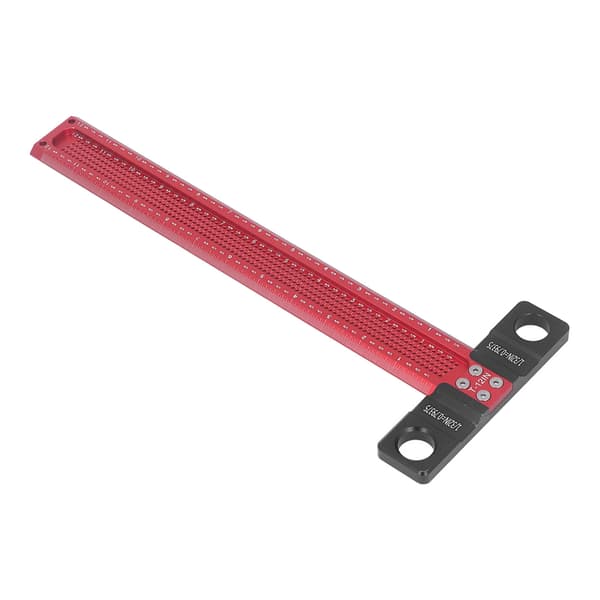Tømrer Scriber T-firkantlinjal Metrisk aluminiumslegering for tømrerarbeidsoppsettmåling