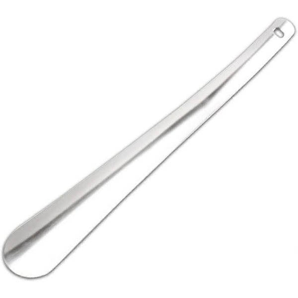 Kenkälusikka, metalliset kenkälusikat, 30 cm pitkä kenkälusikka, kestävä kenkien pukemisen apuväline, ruostumattomasta teräksestä valmistettu kenkälusikka miehille, naisille, lapsille, senioreille