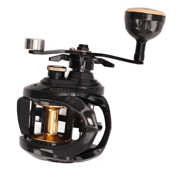 Fiske Baitcasting Rulle Lågt Brus Kolfiber Rulle Metall Kropp Baitcaster Rulle för Fiske Vänster Hand