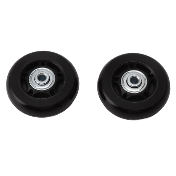 2 kpl matkalaukkujen korvaavat pyörät äänettömät kumipyörät kääntyvät pyörät laakerikorjaussarjat 72x24mm / 2.8x0.9in