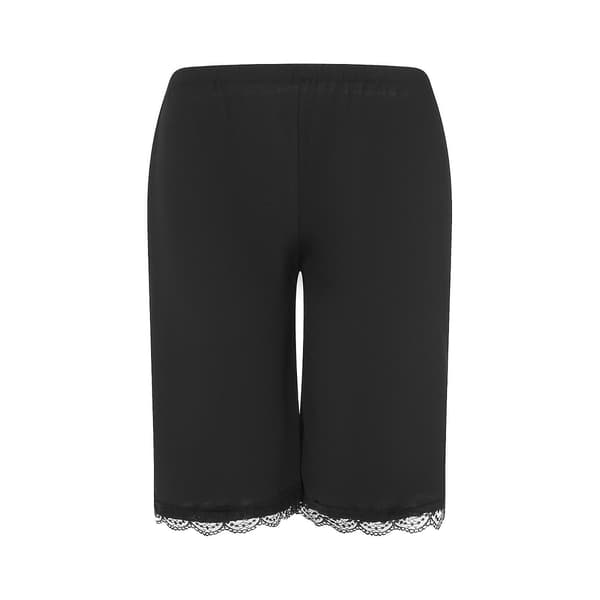 Dameundertøy Pyjamas Shorts Sateng Underkjoler Snip-it Culottes Underbukser Bloomers Hvit White M