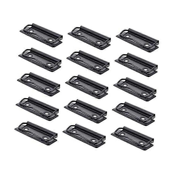 15 stk. brevpapir pladeholder clips i rustfrit stål
