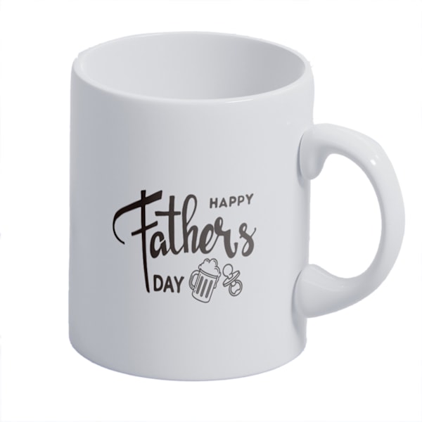 Keramisk mugg Happy Fatherwis Day tema Keramik kaffekopp för hemmakontor resor CCP343