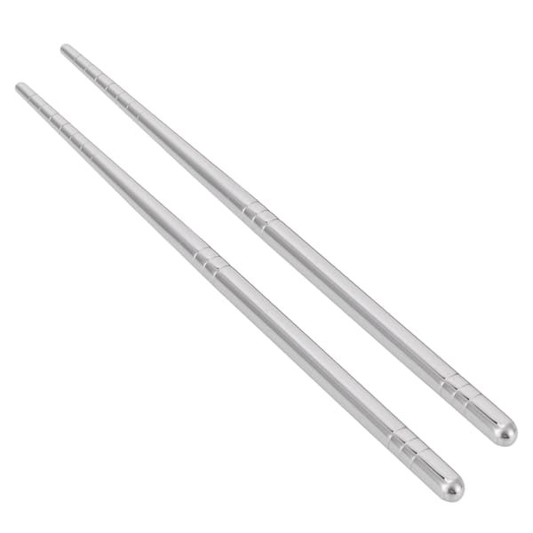 1 par spisepinner 304 rustfritt stål spisepinner bestikk kjøkkentilbehør 17,5 cm