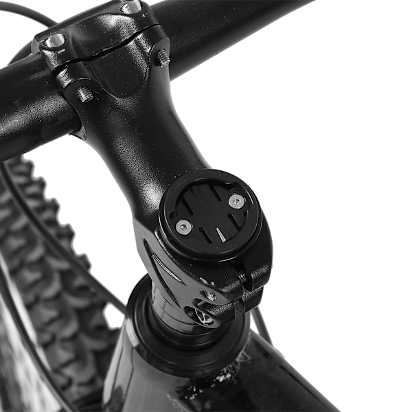 Cykelstamme Top Cap Computer Stopur Holder til Garmin/Bryton/Cateye (sort)