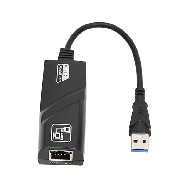 USB 3.0 Ethernet-adapter 1 Gbit/s överföring Bred tillämpbarhet Switch Ethernet-adapter för bärbar dator surfplatta