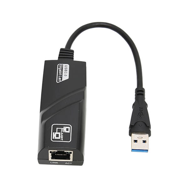 USB 3.0 Ethernet-adapter 1 Gbps overføring Bred anvendelighet Switch Ethernet-adapter for bærbar PC nettbrett