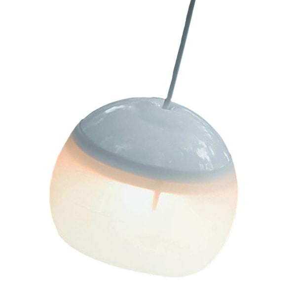 Camping-valopallo, 3 kirkkaustasoa, säädettävä, pitkäkestoinen, USB-ladattava LED-ulkolamppu, jossa koukku, valkoinen