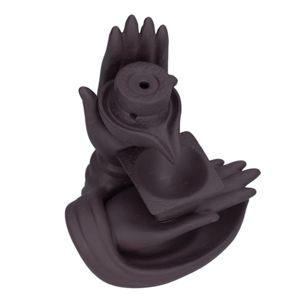Tilbageflow Røgelse Brænder Røg Vandfald Keramisk Røgelse Holder Aroma Brænder Hjem Ornament til Soveværelse Dekoration