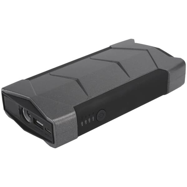 Multifunktionel starthjælps-booster til biler – 12000mAh Powerbank, 12V Oplader (Sort)