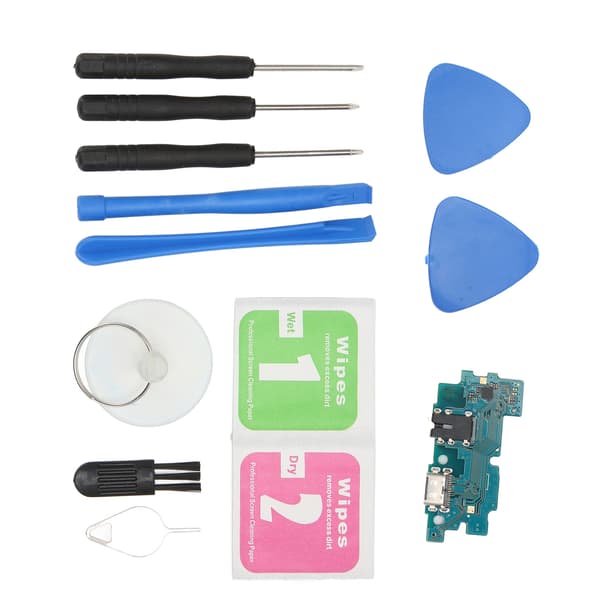 USB-ladeport Flexkabel Ladebrett Flexkabel Erstatningsdel for Samsung A30 A305F Halekabel