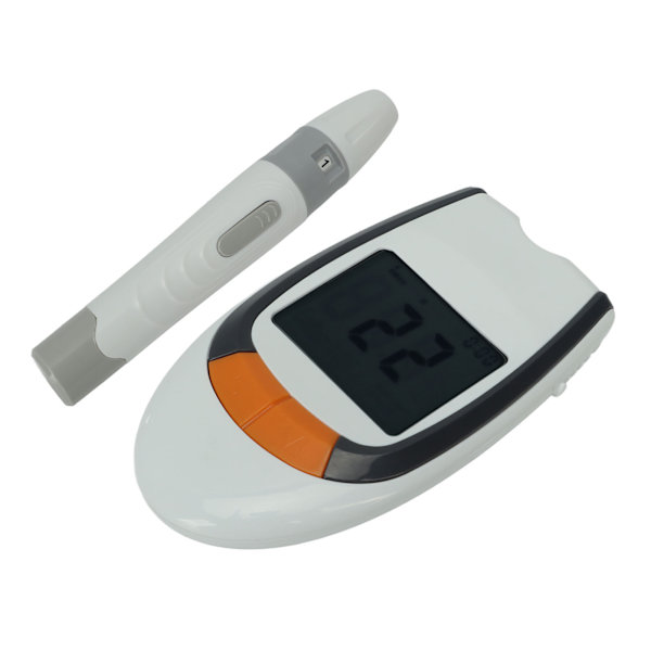Blodsockermätare Kit 100 Blodsocker Testremsor 100 Lansetter Hög Noggrannhet Diabetes Testare