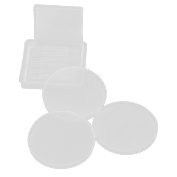 5 stk. coasterforme genanvendelige DIY-produktion nem afstøbning silikone coasterform til DIY-hjemmeindretning