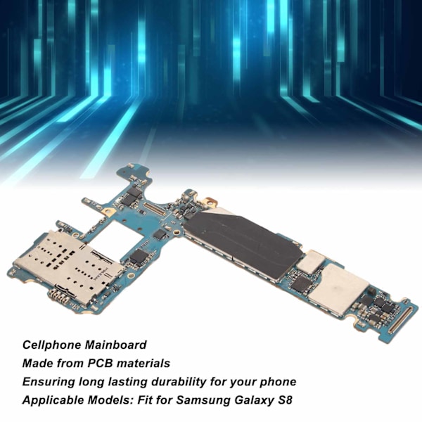 Avaa matkapuhelimen emolevy, tarkka koko PCB 64 Gt muistia, matkapuhelimen emolevy Samsung Galaxy S8:lle, US-versio