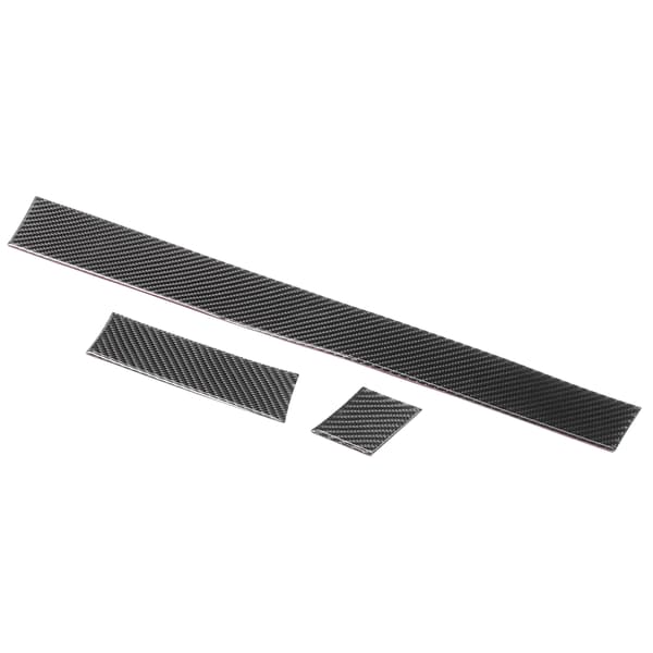 3 stk. Carbon Fiber Instrumentbræt Panel Trim Cover Dekoration Passer til 5 Serie E60 E61 2004‑2010