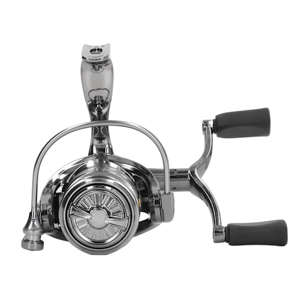 Spinnrulle Long Shot Skew Notch Non Gap Metallfisketillbehör med vipparmsstabiliseringsstång YKS1000S Mikropartikel Shallow Cup