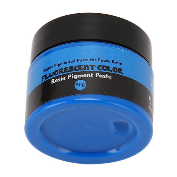 Epoksyharpiks pigment 50g fluorescerende farge høy metning enkel betjening flytende harpiks fargestoff for kunst håndverk DIY making fluorescerende blå