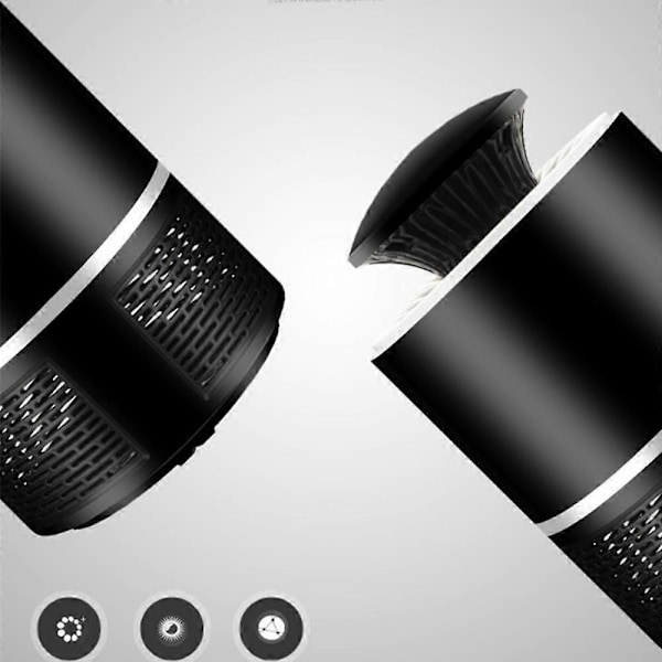 Myggfångare, Elektrisk Inomhus Flugfångare USB Portabel UV Flugdödare Elektrisk Mygglampa för Hemmet Vit