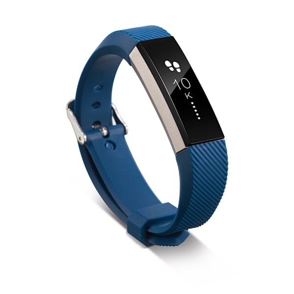 Silikon Twill Sports Armbånd Rem Stropp Justerbar Holdbar Klokkebånd Kompatibel for Fitbit Alta