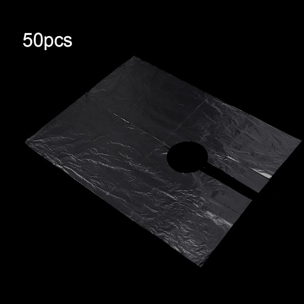 50 st Engångsvattentät hårklippning Färgning Cape Frisörklänning Förkläde 64 x 82cm