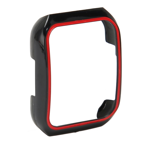 Watch case, ammattimainen naarmuuntumaton PC- cover , joka sopii OPPO Watch 3 pro , musta ja punainen