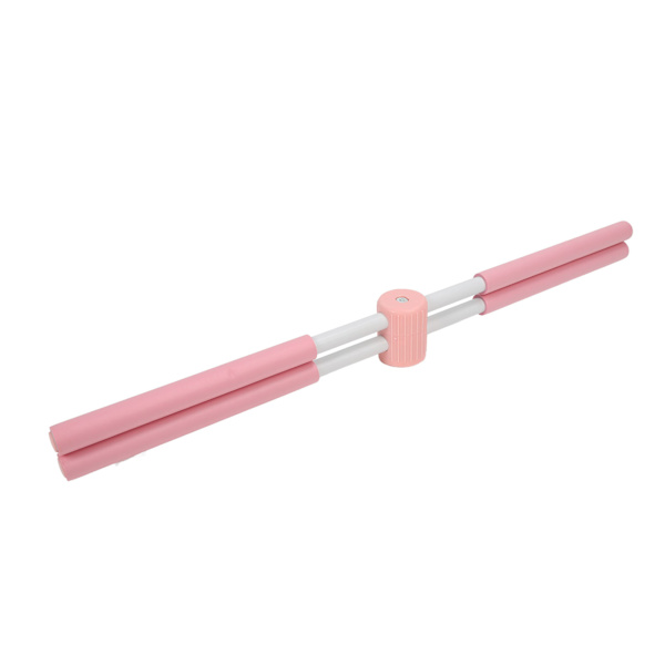 Yogapinnar Stretching Tool Puckelback Corrector Sticks Infällbar rygghållningskorrigeringsstav för vuxet barn Rosa
