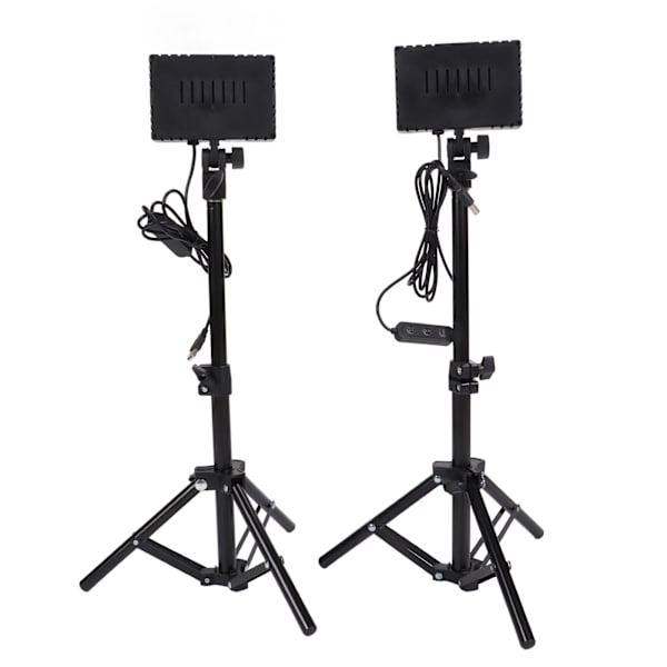 LED-påfyllingslys Dimbar 6000K USB LED-videolys med justerbart stativ for konferansesamtale Streaming videofotografering
