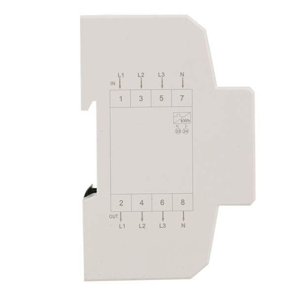 1 st 3 x 220V Digital 3-fas 4-tråds 4P DIN-skena Elektrisk mätare Elektronisk (5(30)A )