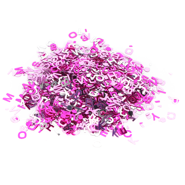 8 mm rosa konfetti fest glitter paljetter borddekorasjoner for jente dåpspyntBrev