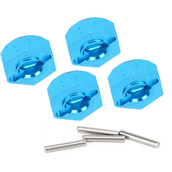 5 mm:n pyörän kuusiokiinnitysnapojen mutteri tapeilla, sopii WL-leluille 1/14 144001 RC CarBlue 1266B