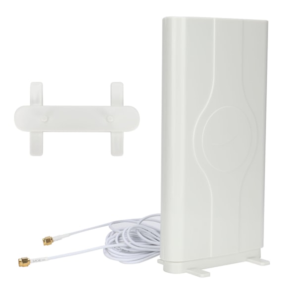 Flad antenne 4G WIFI 2M SMA han 700 MHZ til 2700 MHZ signalforstærker til indendørs skrivebord væg