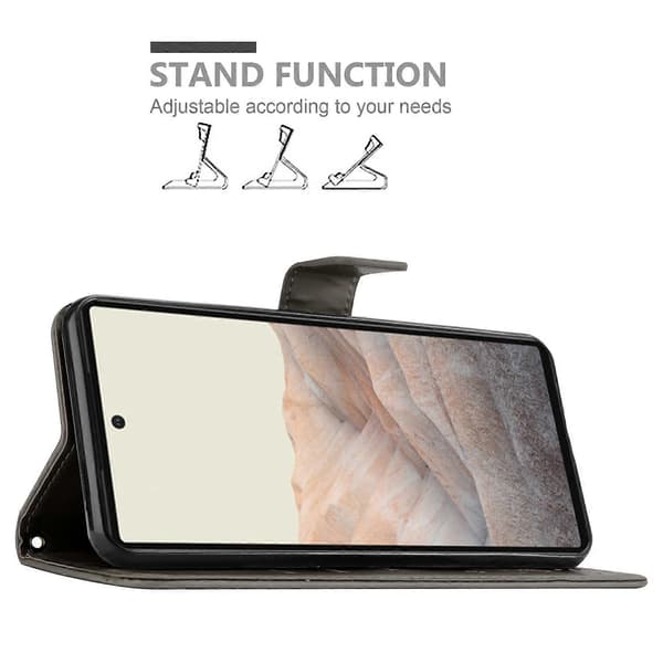 PIXEL 6 Protective Case - with floral pattern and card slot FLORAL GREY FLORAL GREY PIXEL 6
